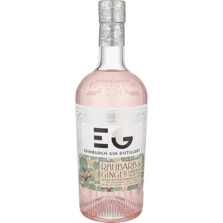 Edinburgh Rhubarb Ginger Gin Liqueur 40 750Ml Spirits