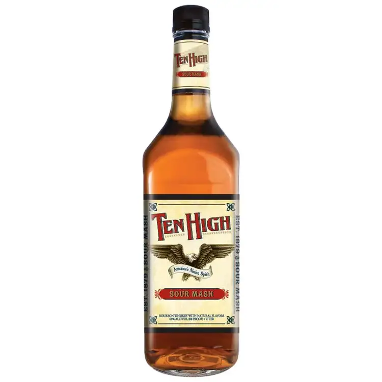 Ten High Blended Bourbon 80 750Ml Whiskey