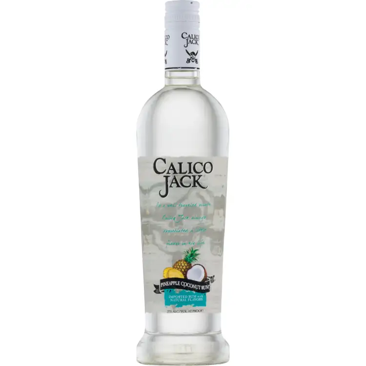 Calico Jack Pineapple Coconut Flavored Rum 42 1 75L 1.75L