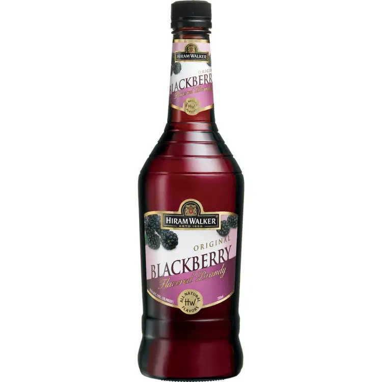 Hiram Walker Blackberry Flavored Brandy 70 1 75L Spirits
