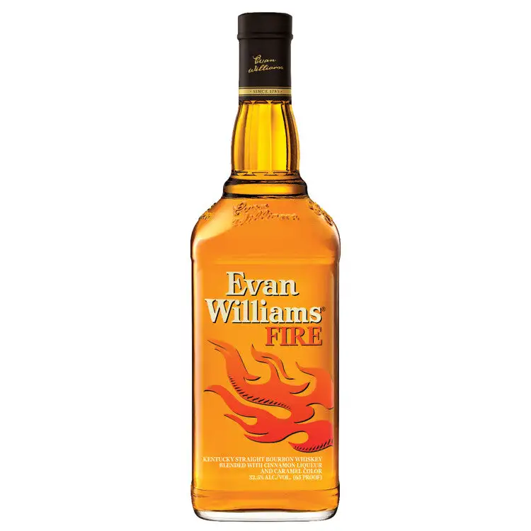 Evan Williams Cinnamon Whiskey Liqueur Fire 70 750Ml Spirits