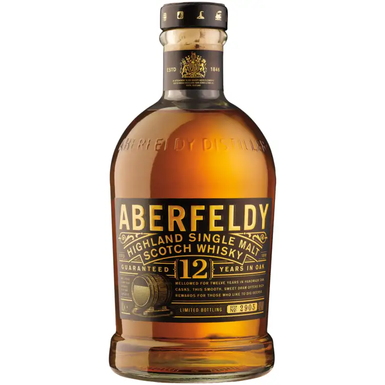 Aberfeldy Single Malt Scotch 12 Yr 80 750Ml Whiskey