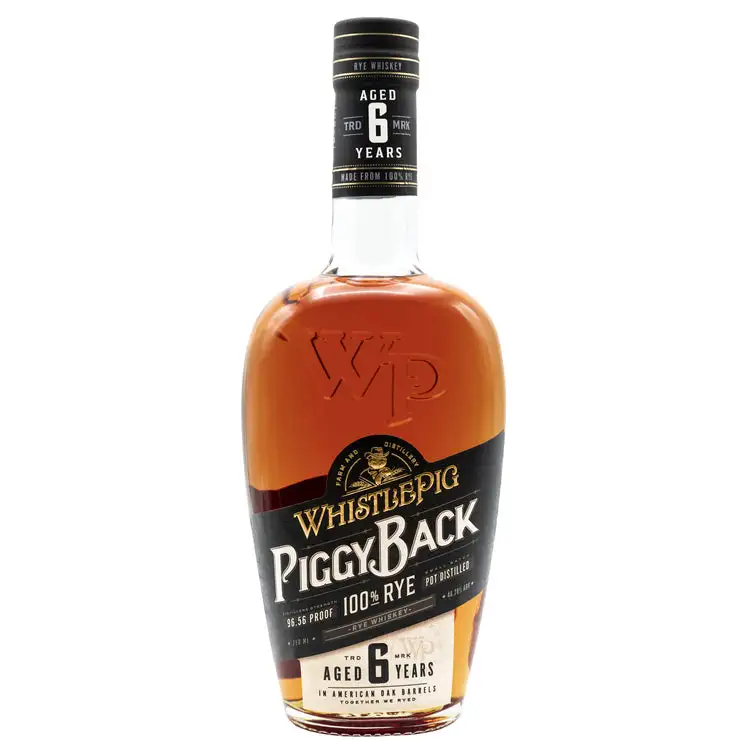 Whistlepig Canadian Rye Whisky Piggyback 6 Yr 96 56 750Ml