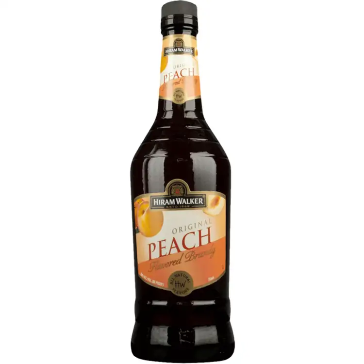 Hiram Walker Peach Flavored Brandy 60 1L Spirits
