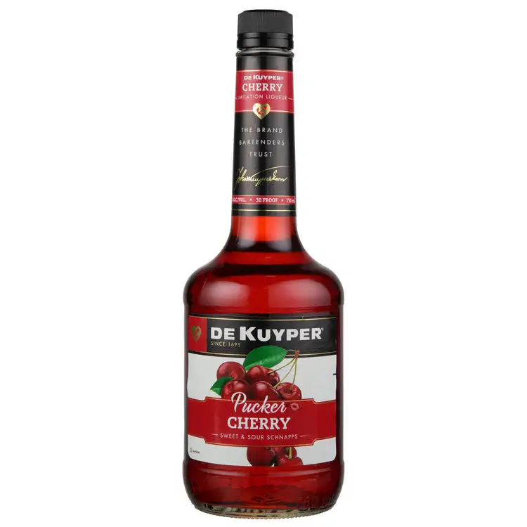 Dekuyper Sweet Sour Cherry Schnapps Pucker 30 1L Spirits