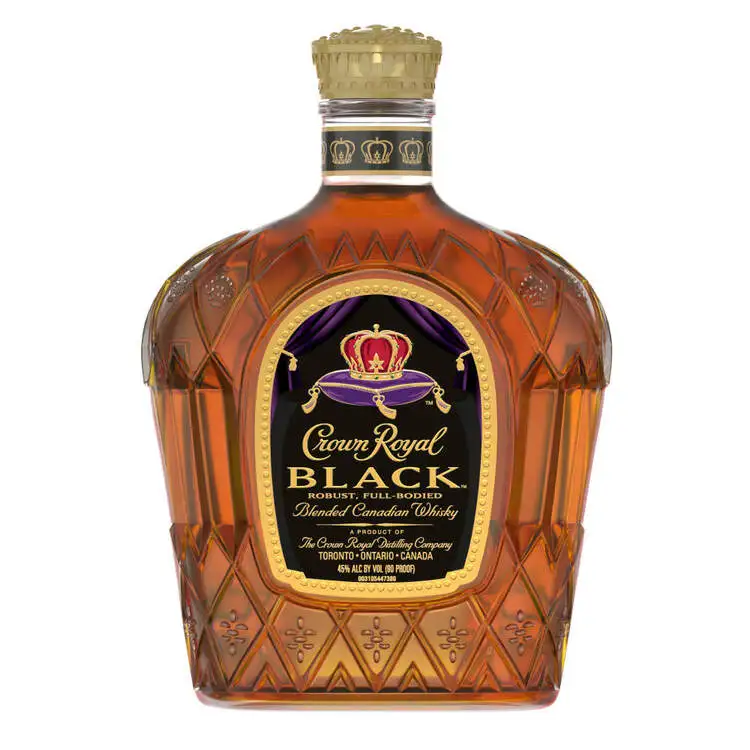 Crown Royal Canadian Whisky Black 90 1L Whiskey