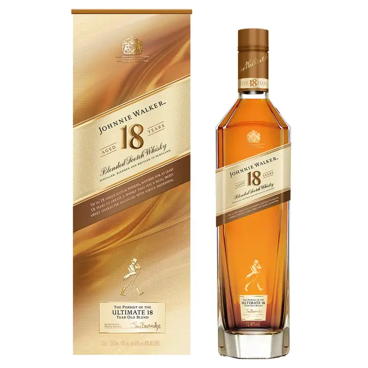 Johnnie Walker Blended Scotch 18 Yr 80 750Ml Whiskey