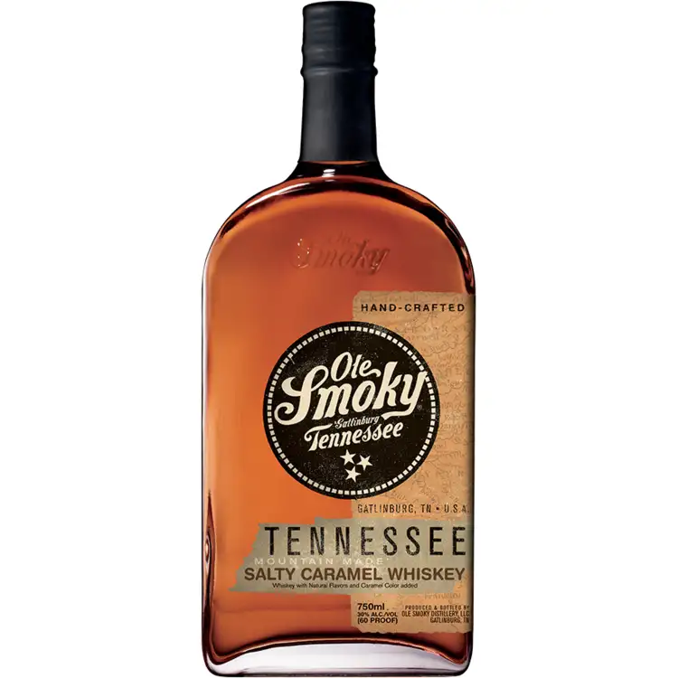 Ole Smoky Salty Caramel Flavored Whiskey Mountain Made 60