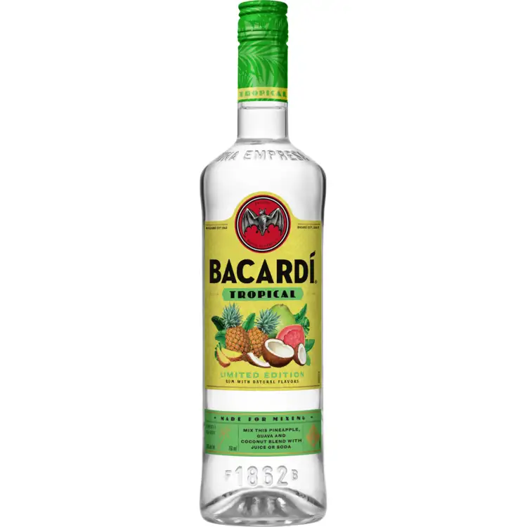 Bacardi Tropical Flavored Rum Limited Edition 70 1 75L 1.75L