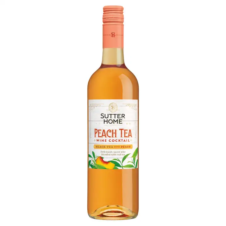 Sutter Home Peach Zinfandel Napa Valley Tea Wine Cocktail