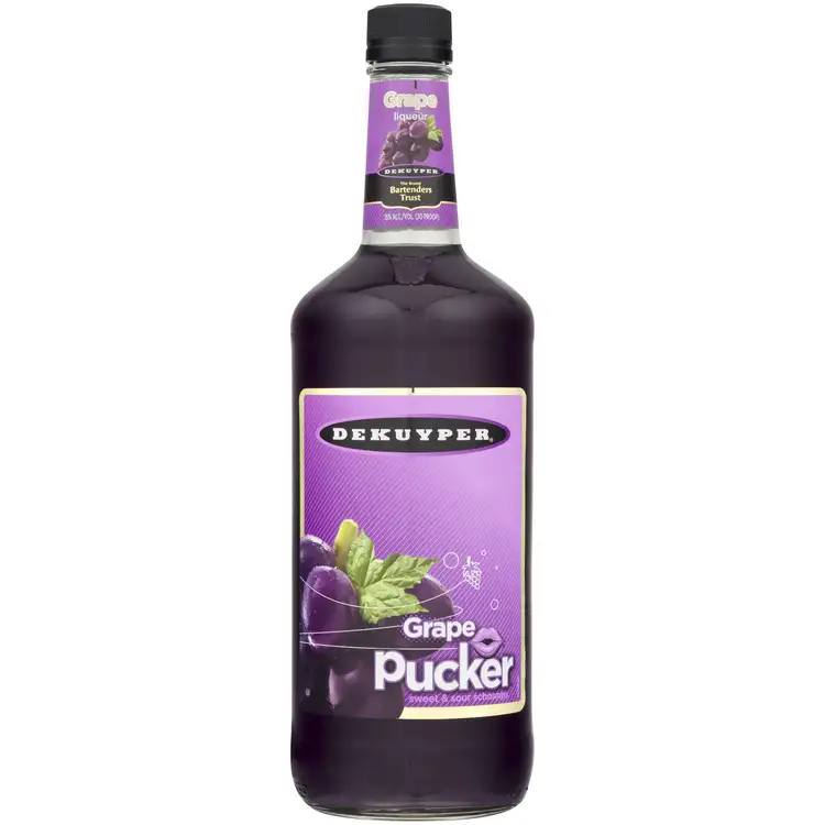 Dekuyper Sour Grape Schnapps Pucker 30 1L Spirits