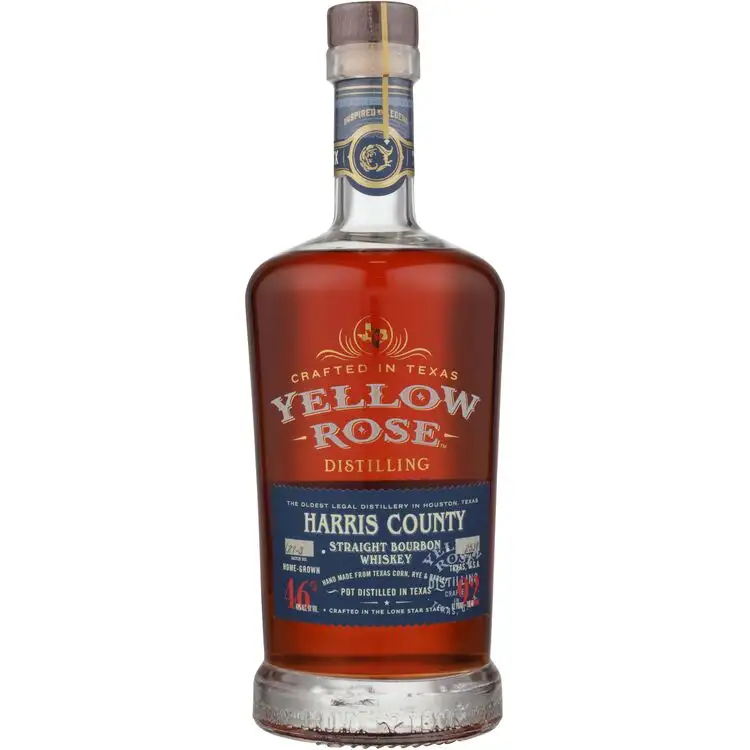Yellow Rose Distilling Straight Bourbon Whiskey Harris