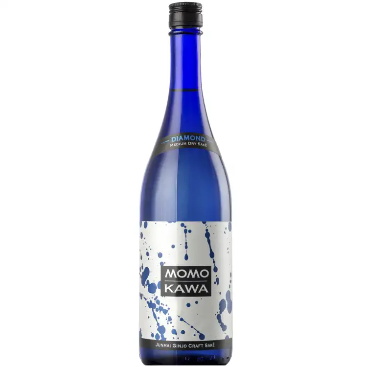 Momokawa Junmai Ginjo Sake Diamond 750Ml Wine