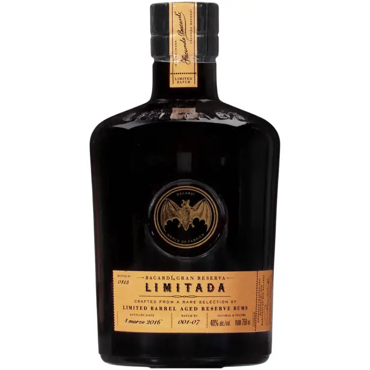 Bacardi Aged Rum Limitada Gran Reserva 80 750Ml