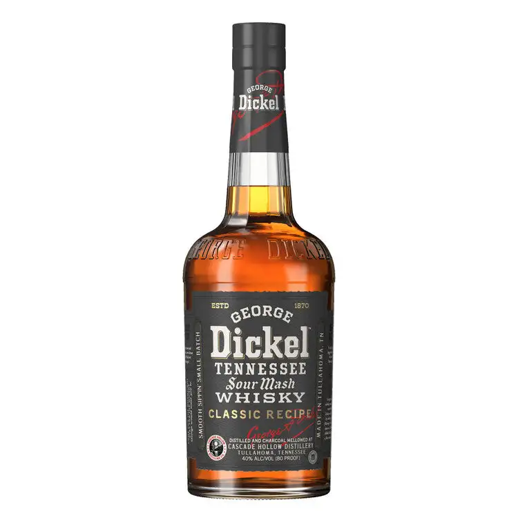 George Dickel Tennessee Whiskey No 8 Classic Recipe 80 1L