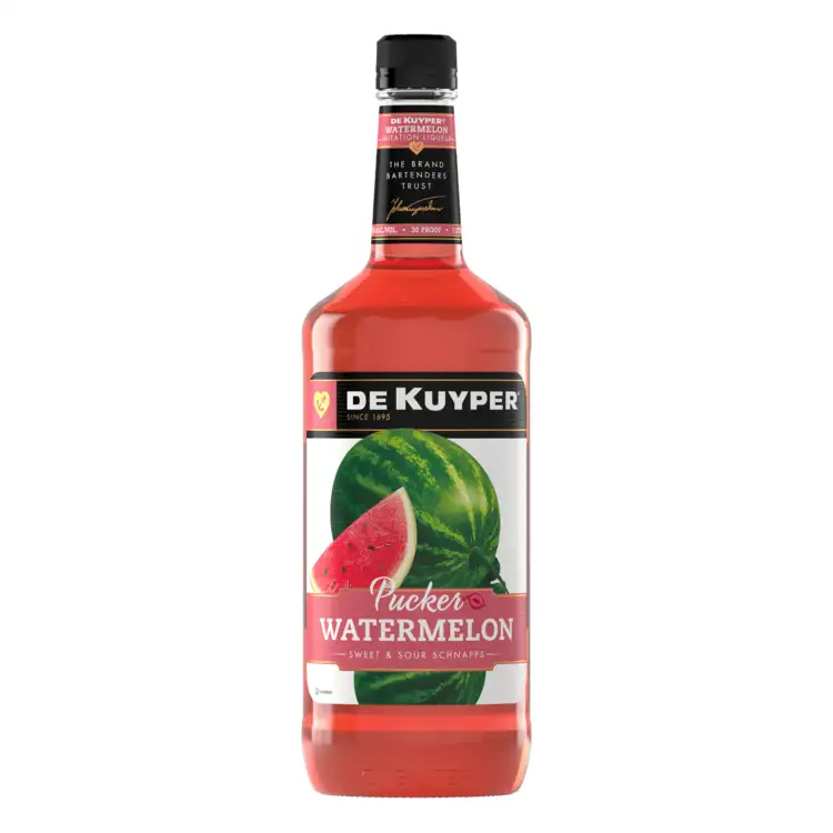 Dekuyper Sour Watermelon Schnapps Pucker 30 750Ml Spirits