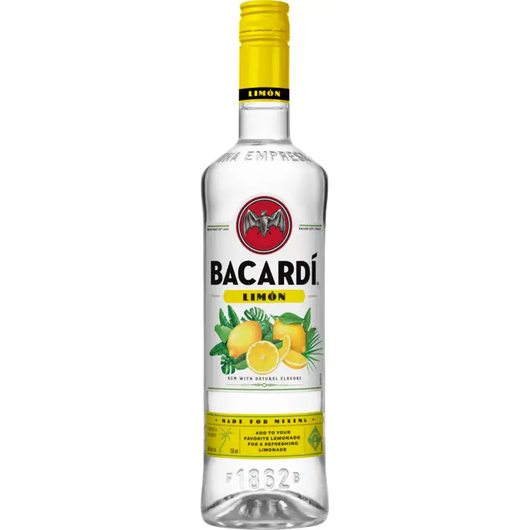 Bacardi Citrus Flavored Rum Limon 70 1 75L 1.75L