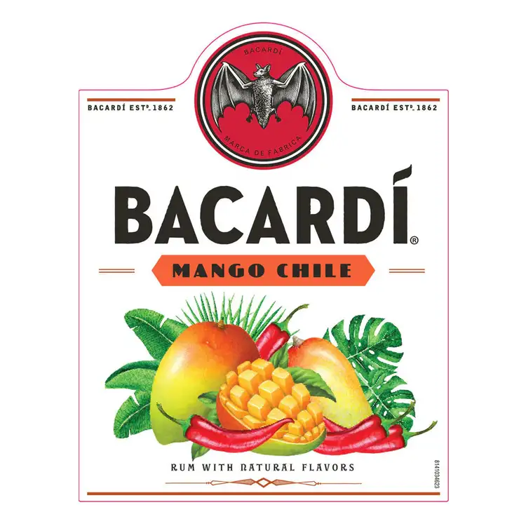 Bacardi Mango Chile Flavored Rum 70 750Ml