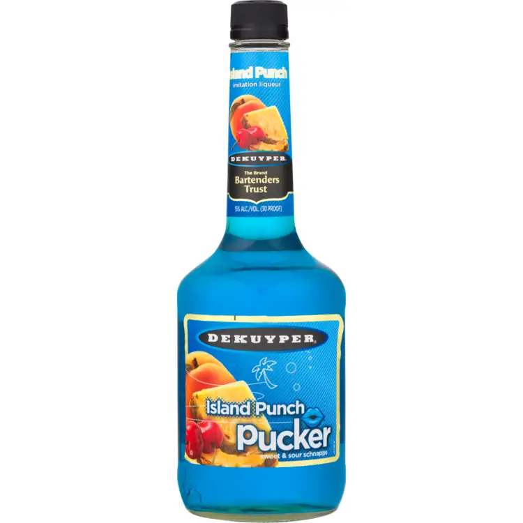 Dekuyper Sweet Sour Island Punch Schnapps Pucker 30 1L