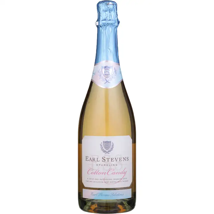 Earl Stevens Sparkling Cotton Candy Flavored Wine 750Ml