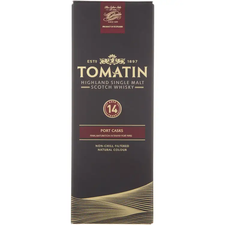 Tomatin Single Malt Scotch Port Casks 14 Yr 92 750Ml Spirits