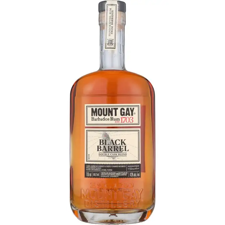 Mount Gay Gold Rum Black Barrel Double Cask Blend 86 750Ml