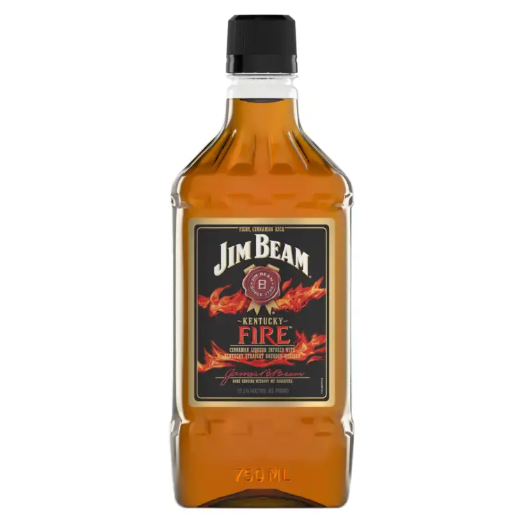 Jim Beam Cinnamon Flavored Whiskey Kentucky Fire 65 1L