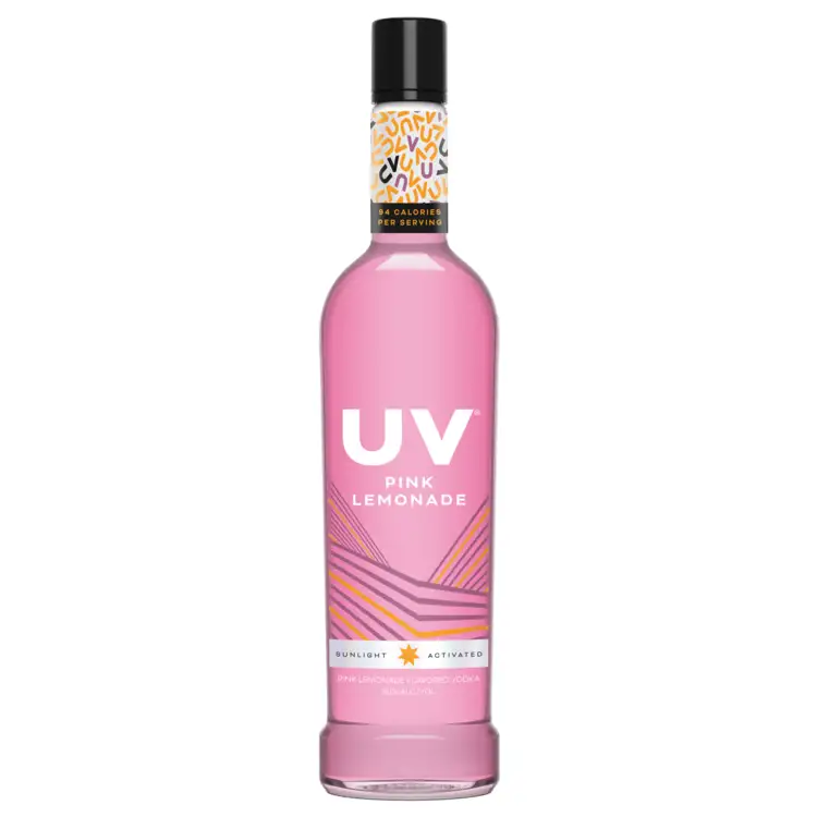 Uv Pink Lemonade Flavored Vodka 60 750Ml