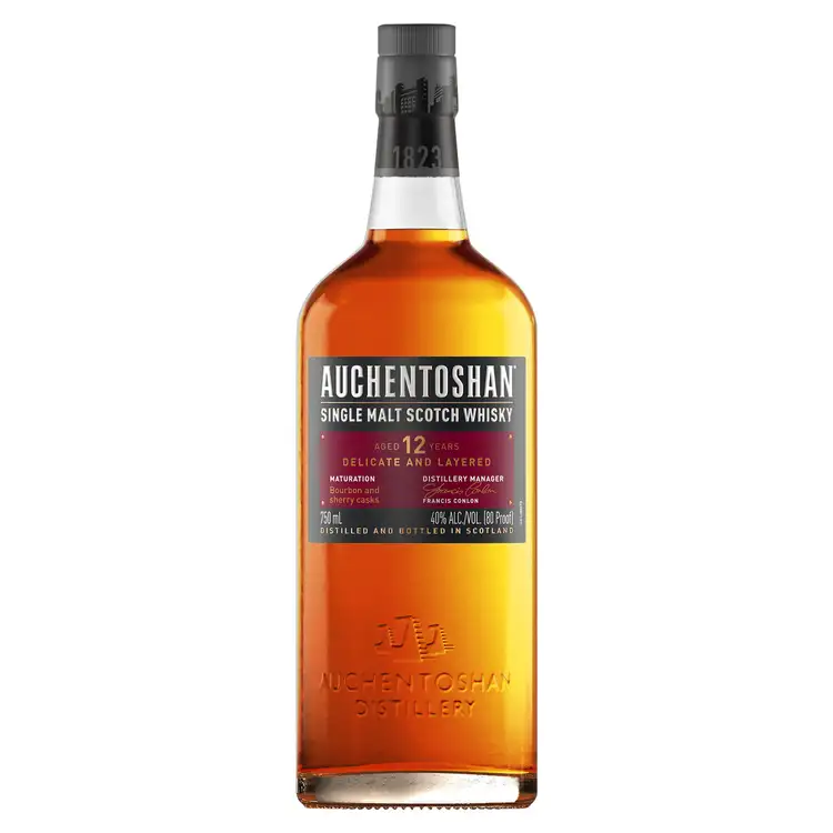 Auchentoshan Single Malt Scotch 12 Yr 80 750Ml Whiskey