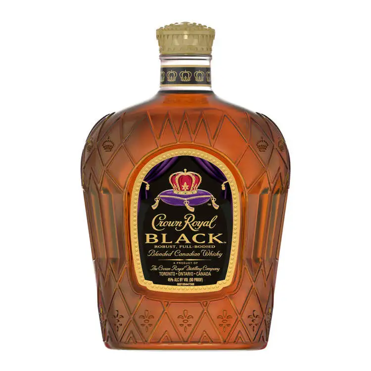 Crown Royal Canadian Whisky Black 90 750Ml Whiskey