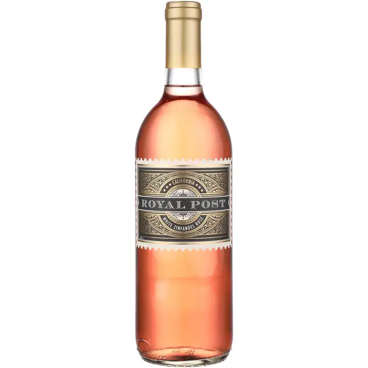 Royal Post Zinfandel White Rose California 750Ml Wine