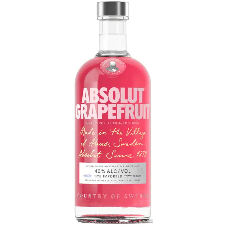 Absolut Grapefruit Flavored Vodka 80 1 75L 1.75L