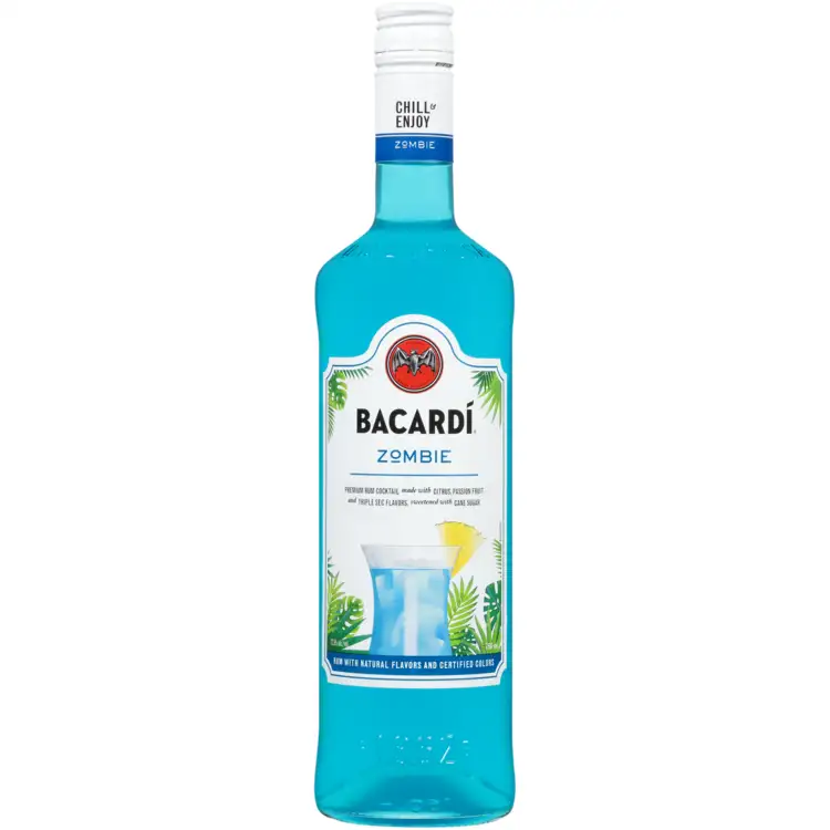 Bacardi Zombie Classic Cocktails 25 750Ml Spirits