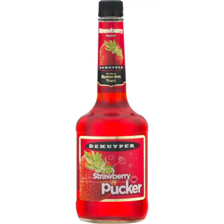 Dekuyper Sour Strawberry Schnapps Pucker 30 1L Spirits