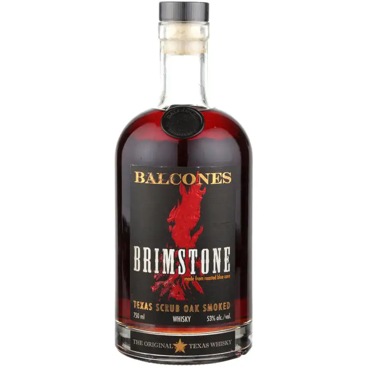 Balcones Corn Whisky Brimstone Texas Scrub Oak Smoked 106