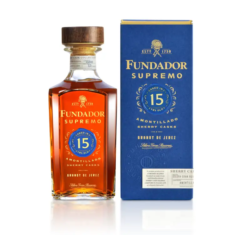 Fundador Brandy De Jerez Supremo Amontillado Sherry Casks