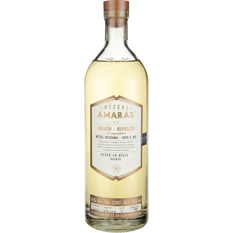 Amaras Mezcal Reposado Espadin 80 750Ml Spirits