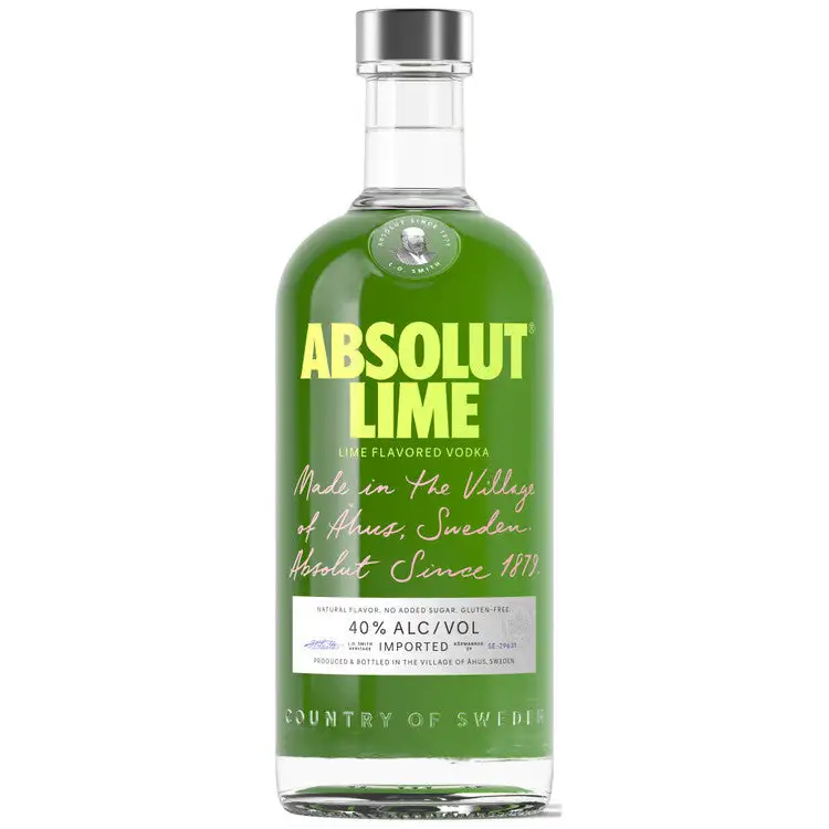 Absolut Lime Flavored Vodka 80 1 75L 1.75L