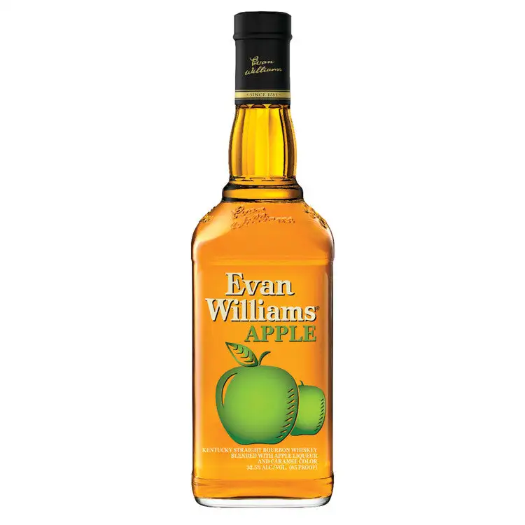 Evan Williams Apple Whiskey Liqueur 65 1 75L Spirits 1.75L