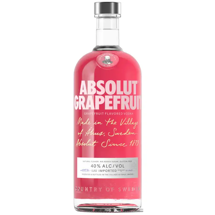 Absolut Grapefruit Flavored Vodka 80 750Ml Premium