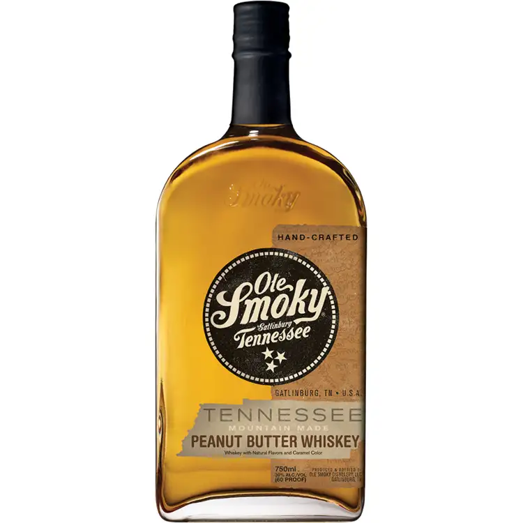 Ole Smoky Peanut Butter Flavored Whiskey Mountain Made 60