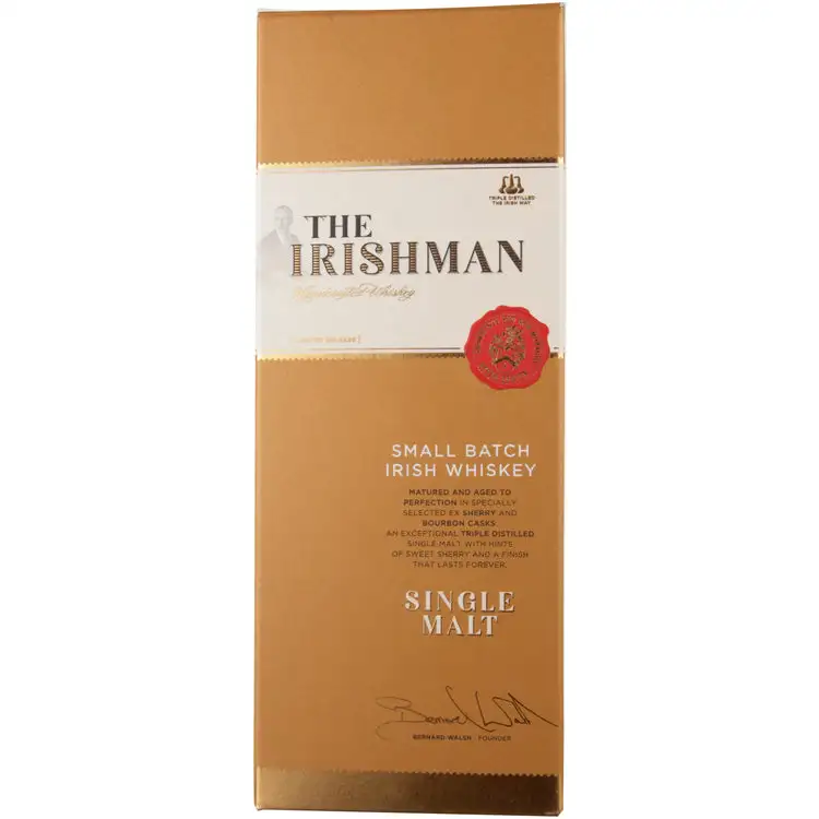 The Irishman Single Rose Malt Irish Whiskey 80 750Ml