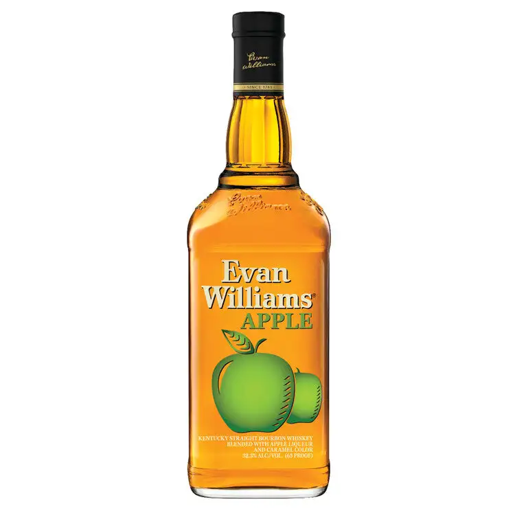 Evan Williams Apple Whiskey Liqueur 65 750Ml Spirits