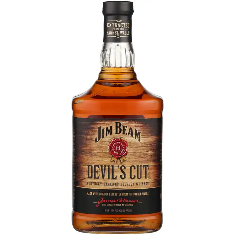 Jim Beam Straight Bourbon Devil S Cut 90 750Ml Whiskey
