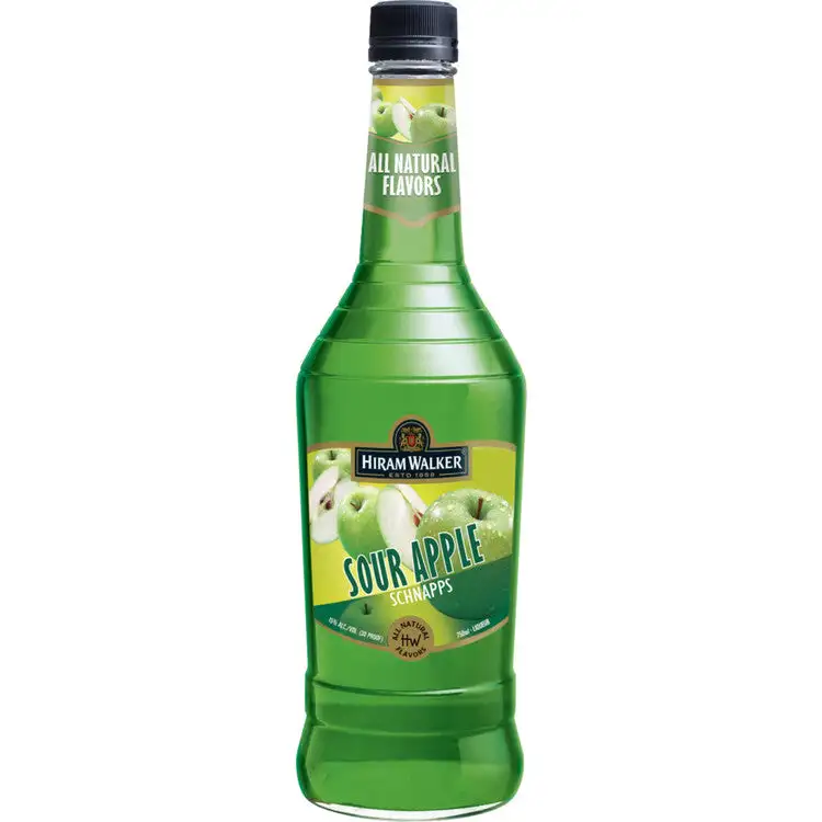 Hiram Walker Sour Apple Schnapps 30 1L Spirits