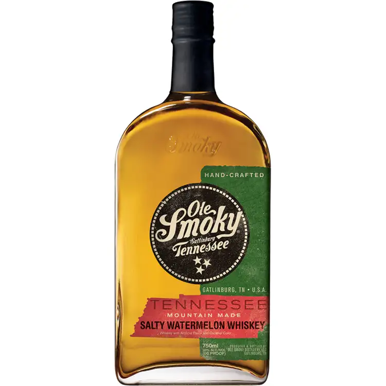 Ole Smoky Salty Watermelon Flavored Whiskey Mountain Made