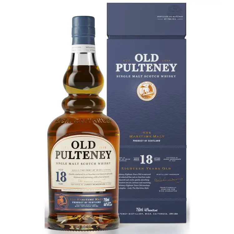 Old Pulteney Single Malt Scotch 18 Yr 92 750Ml Whiskey