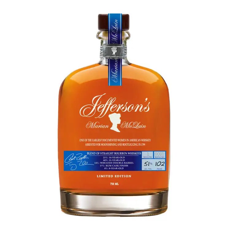 Jefferson S Blend Of Straight Bourbon Marian Mclain Limited