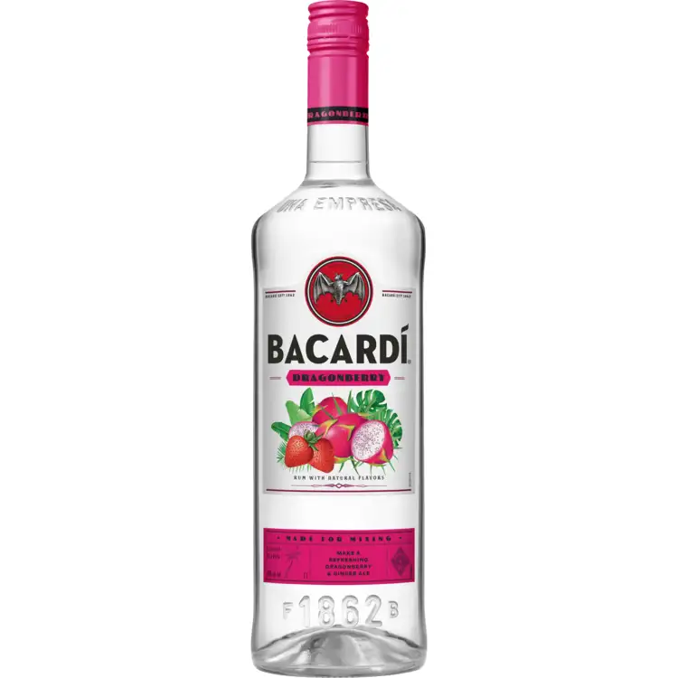 Bacardi Dragon Berry Flavored Rum 70 750Ml