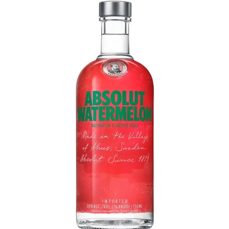 Absolut Watermelon Flavored Vodka 76 1 75L 1.75L